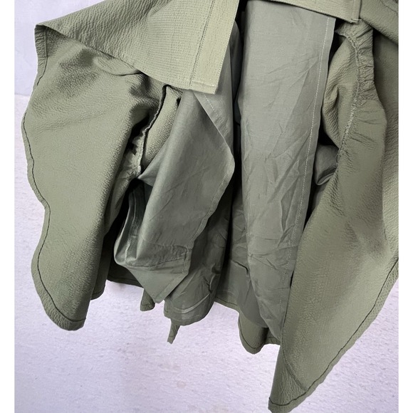 NWT Veronica Beard Trisha Tiered Shirt Green Dress with liner Button Down Size S - Picture 12 of 14